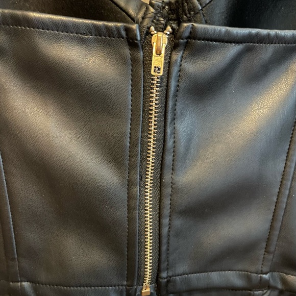 NWT LA Faux Leather Bustier size medium - Picture 7 of 8